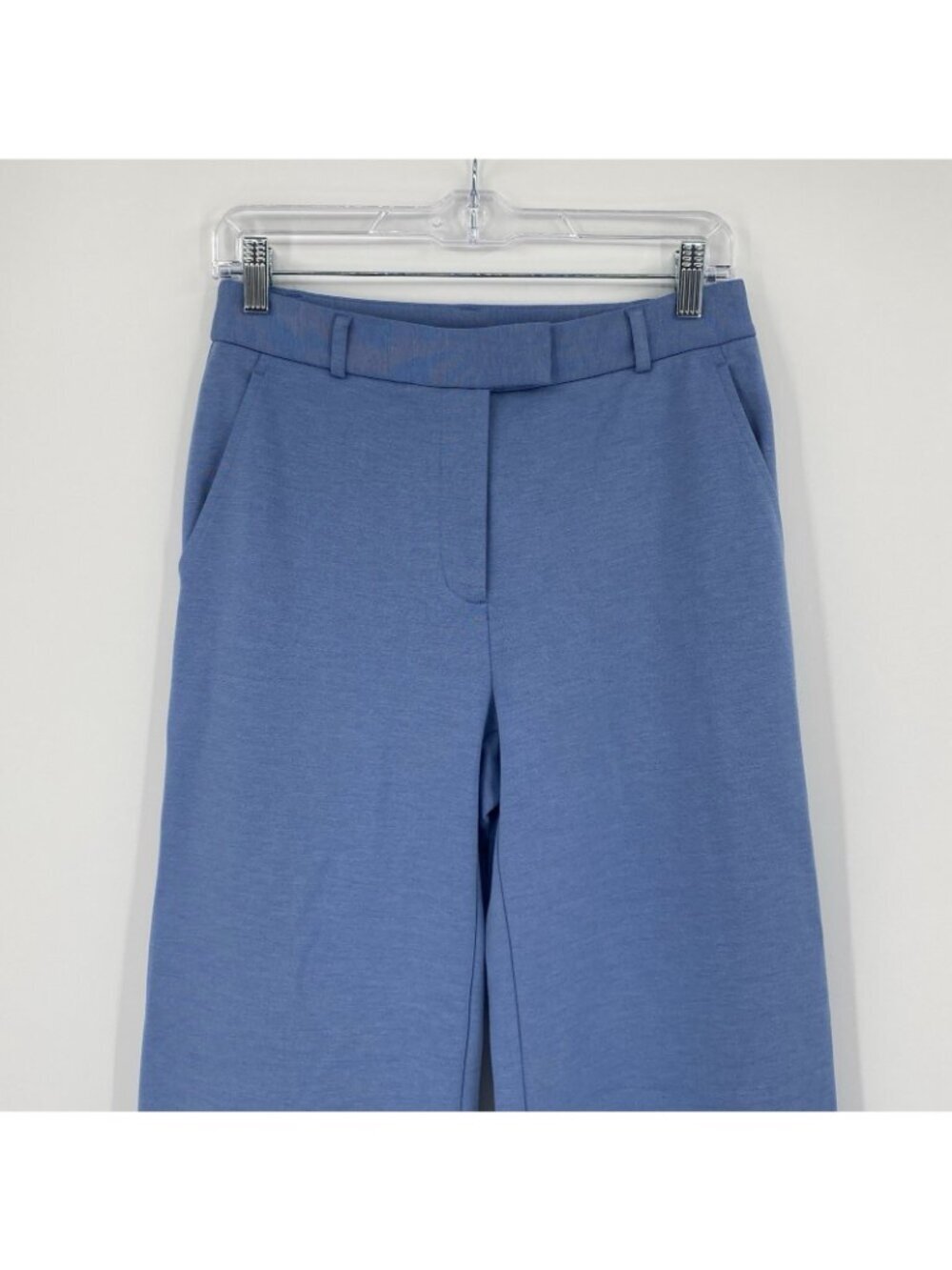 J McLaughlin Womens Size 2 Blue Brock Straight Leg Pant Rayon Nylon Career - Picture 8 of 13
